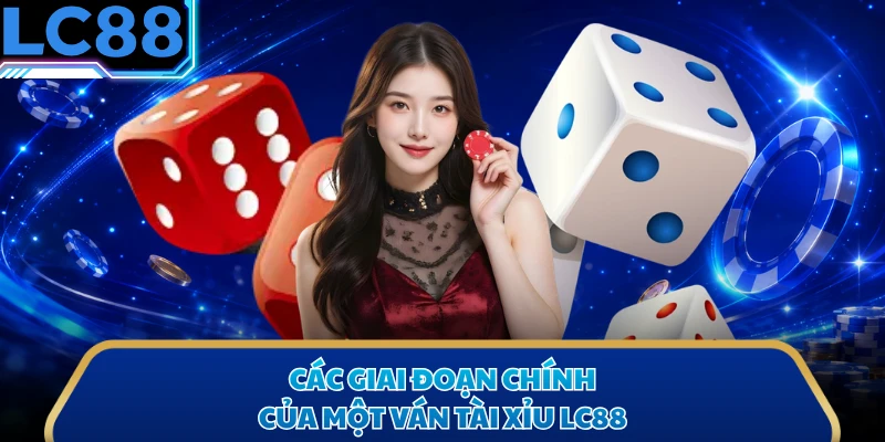 Các giai đoạn chính của một ván tài xỉu LC88