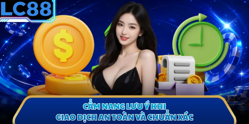 Cẩm nang lưu ý khi, giao dịch an toàn và chuẩn xác