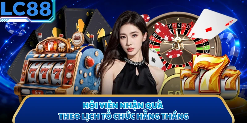 Hội viên nhận quà theo lịch tổ chức hằng tháng